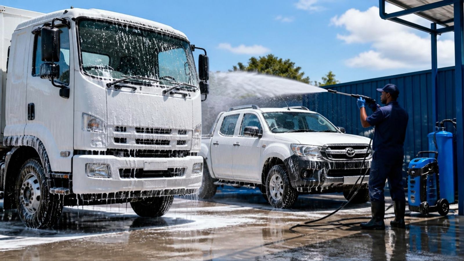 Fleet Washing Made Simple: Cleaning Trucks, Bakkies and Buses