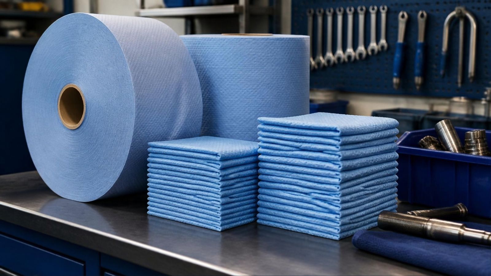 Industrial Wipes Compared: Spunlace, Impi, Decca or Jumbo Roll?